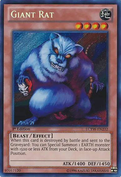Giant Rat [LCYW-EN232] Secret Rare - Doe's Cards