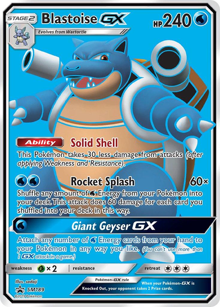 Blastoise GX (SM189) [Sun & Moon: Black Star Promos] - Doe's Cards