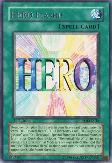 HERO Flash!! [EOJ-EN042] Rare - Doe's Cards