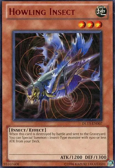 Howling Insect (Red) [DL13-EN007] Rare - Doe's Cards