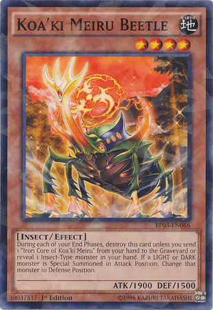 Koa'ki Meiru Beetle [BP03-EN066] Shatterfoil Rare - Doe's Cards