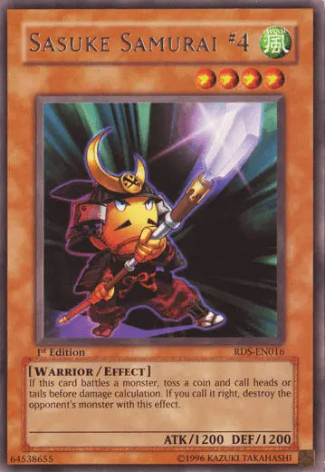 Sasuke Samurai #4 [RDS-EN016] Rare - Doe's Cards