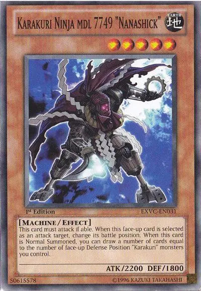 Karakuri Ninja mdl 7749 "Nanashick" [EXVC-EN031] Common - Doe's Cards