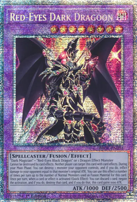 Red-Eyes Dark Dragoon [BROL-EN094] Starlight Rare - Doe's Cards