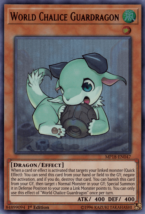 World Chalice Guardragon [MP18-EN047] Ultra Rare - Doe's Cards