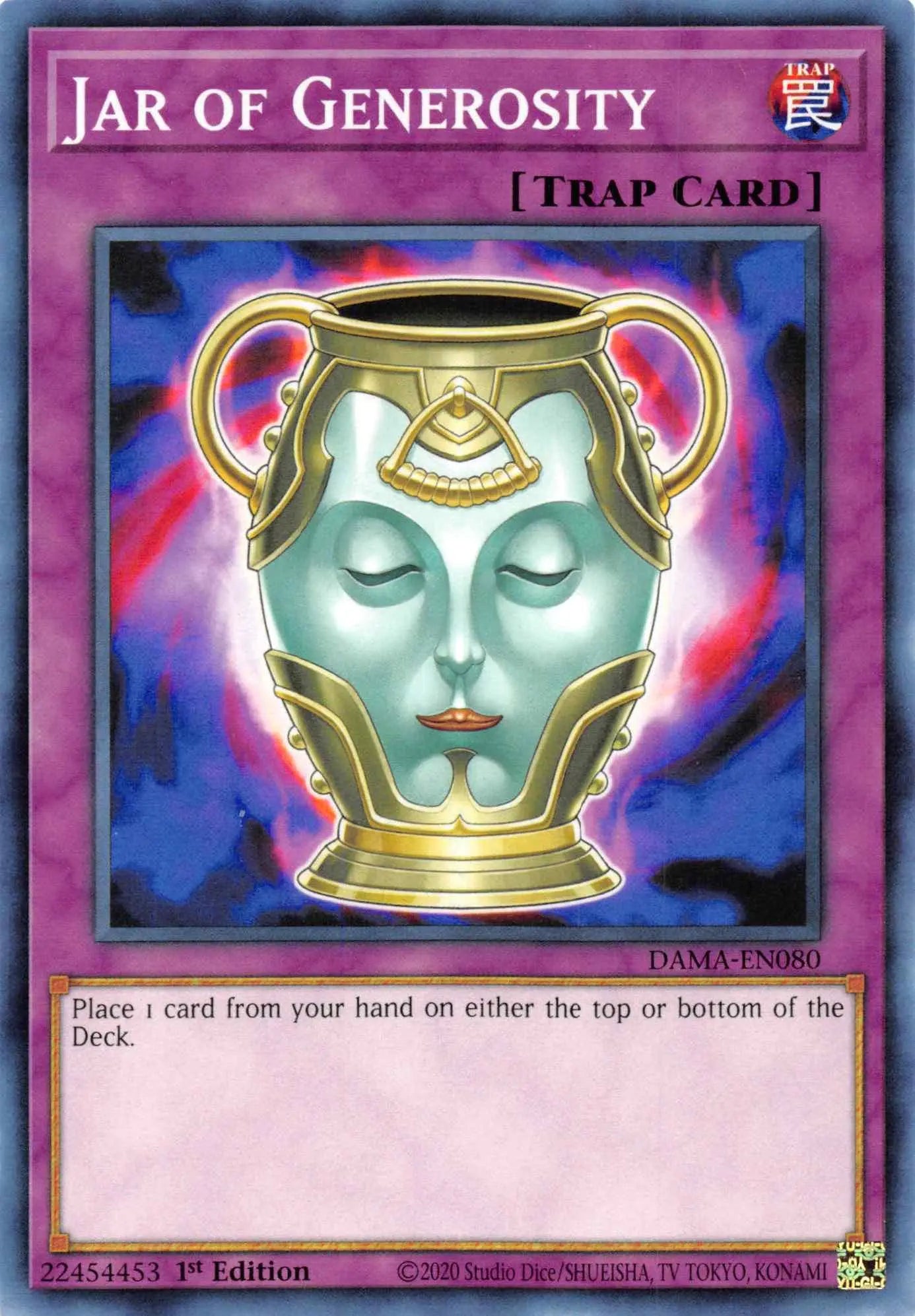 Jar of Generosity [DAMA-EN080] Common - Doe's Cards