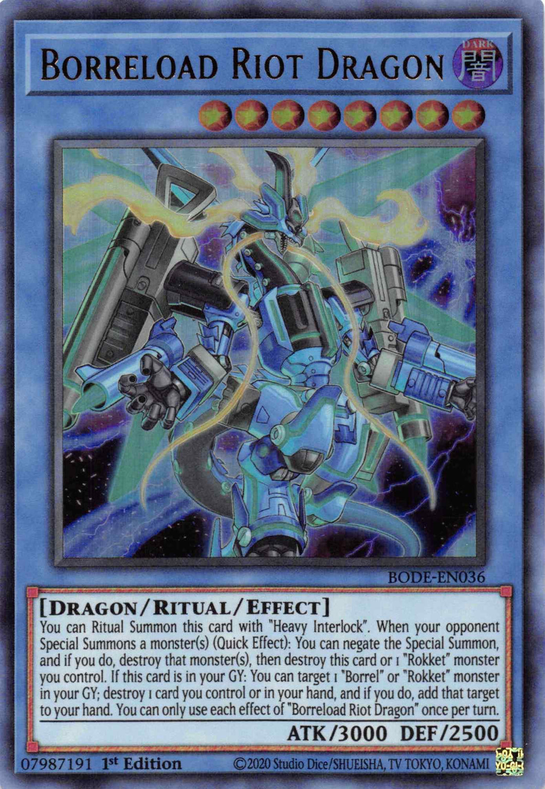 Borreload Riot Dragon [BODE-EN036] Ultra Rare - Doe's Cards