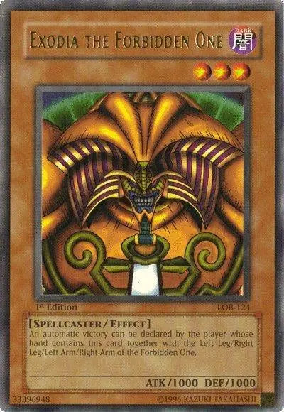 Exodia the Forbidden One [LOB-124] Ultra Rare - Doe's Cards