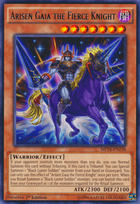 Arisen Gaia the Fierce Knight [MP16-EN238] Rare - Doe's Cards