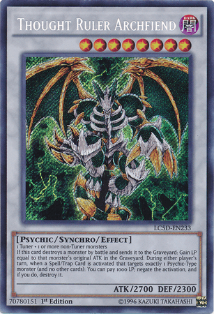 Thought Ruler Archfiend [LC5D-EN233] Secret Rare - Doe's Cards