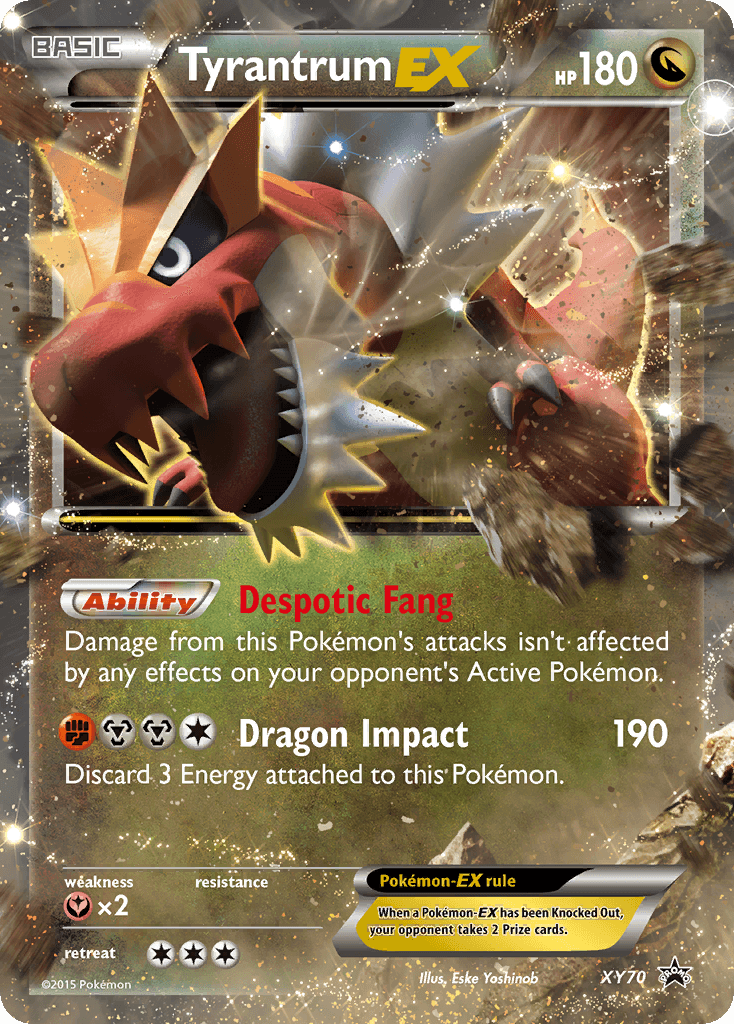 Tyrantrum EX (XY70) [XY: Black Star Promos] - Doe's Cards