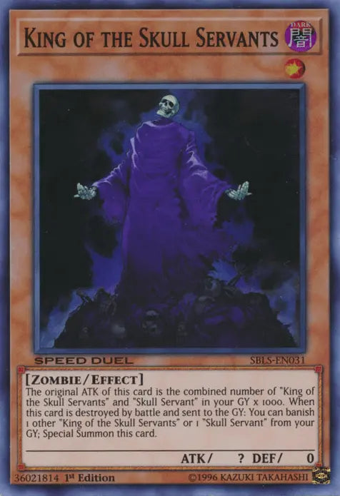 King of the Skull Servants [SBLS-EN031] Super Rare - Doe's Cards