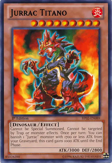 Jurrac Titano [BP02-EN089] Mosaic Rare - Doe's Cards