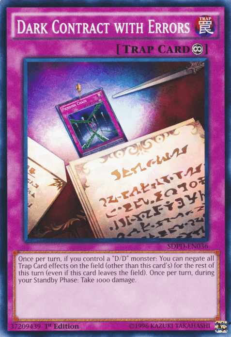 Dark Contract with Errors [SDPD-EN036] Common - Doe's Cards