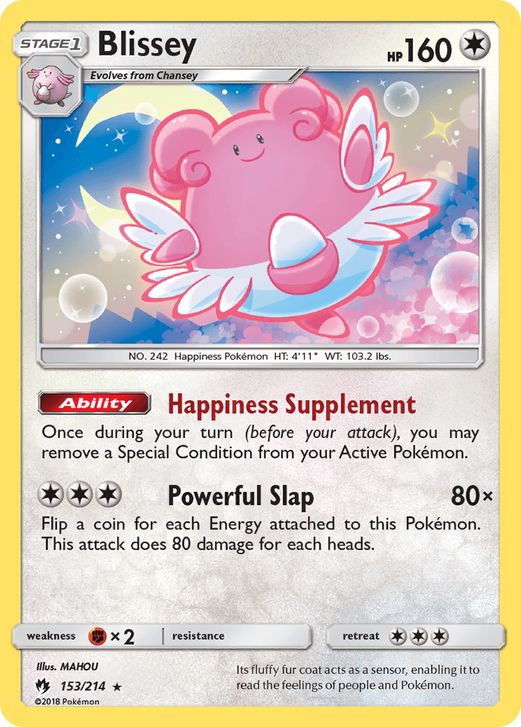 Blissey (153/214) [Sun & Moon: Lost Thunder] - Doe's Cards
