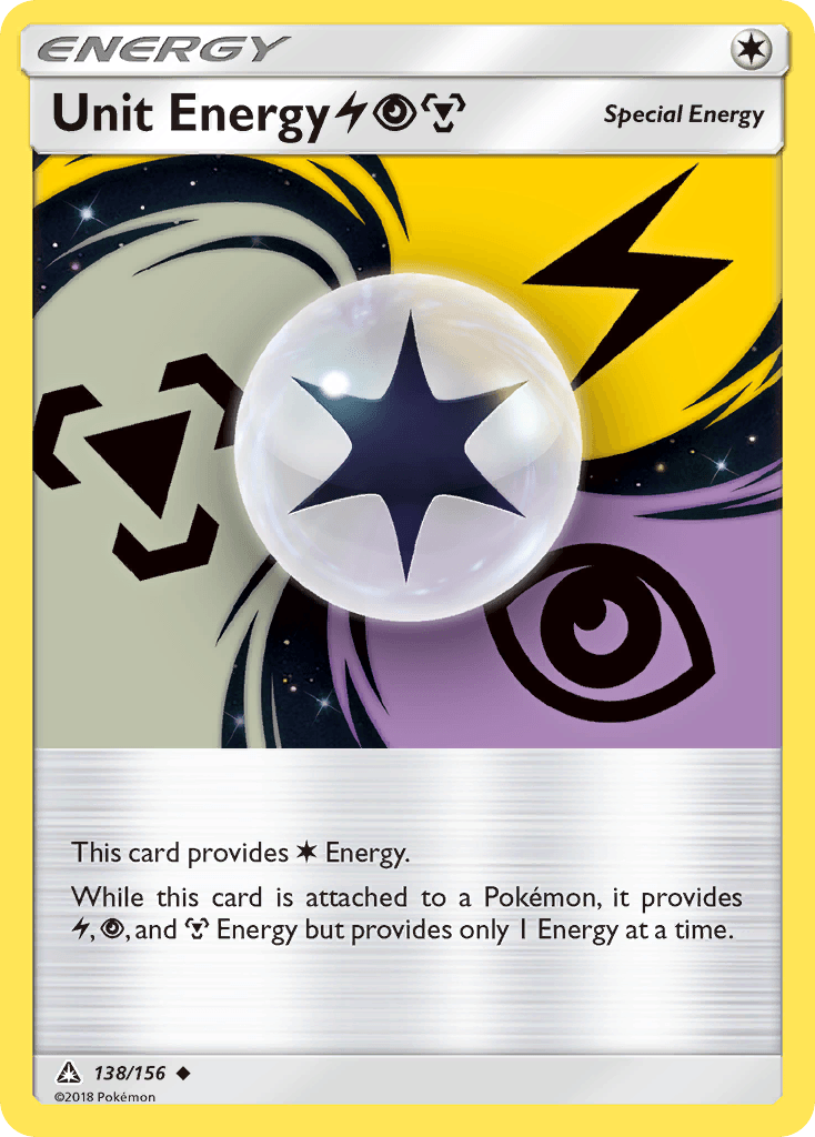 Unit Energy (138/156) (Lightning, Psychic, Metal) [Sun & Moon: Ultra Prism] - Doe's Cards