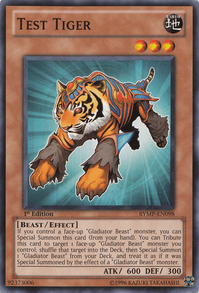 Test Tiger [RYMP-EN098] Common - Doe's Cards