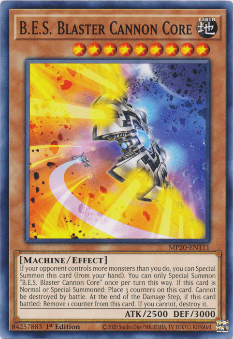 B.E.S. Blaster Cannon Core [MP20-EN111] Common - Doe's Cards