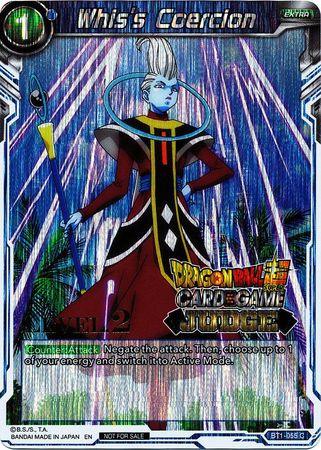 Whis's Coercion (Level 2) (BT1-055) [Judge Promotion Cards] - Doe's Cards