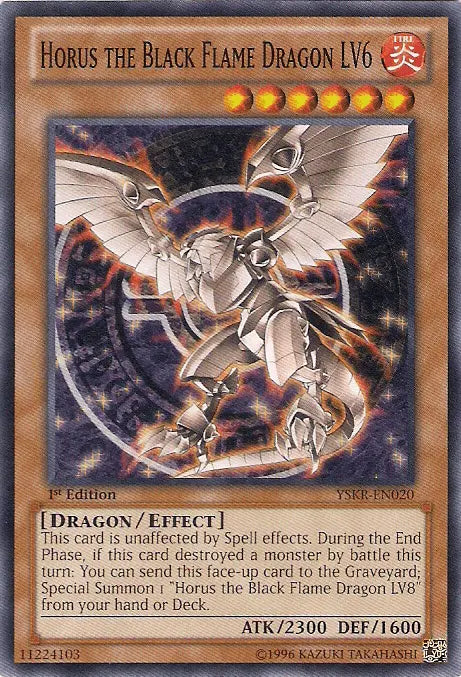Horus the Black Flame Dragon LV6 [YSKR-EN020] Common - Doe's Cards