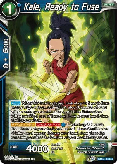 Kale, Ready to Fuse (BT15-044) [Saiyan Showdown] - Doe's Cards