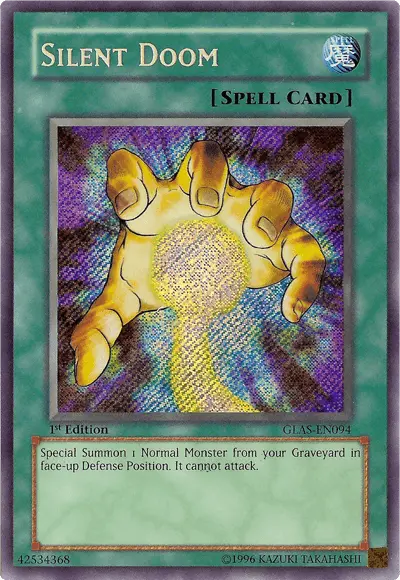 Silent Doom [GLAS-EN094] Secret Rare - Doe's Cards