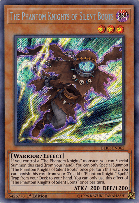 The Phantom Knights of Silent Boots [BLRR-EN062] Secret Rare - Doe's Cards