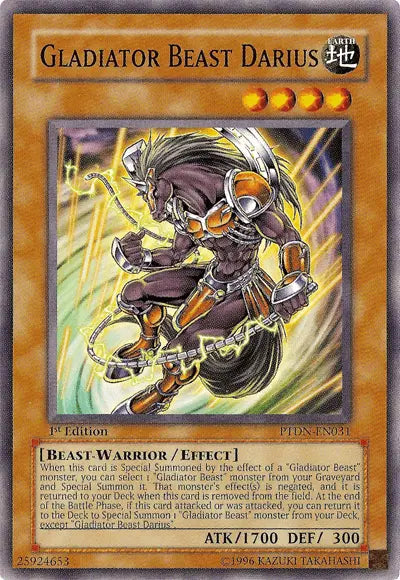 Gladiator Beast Darius [PTDN-EN031] Common - Doe's Cards