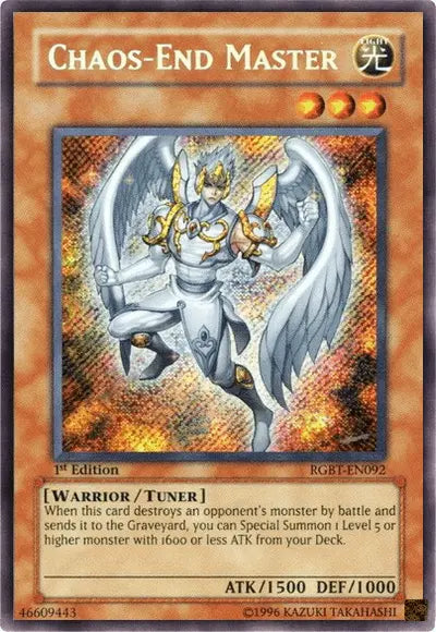 Chaos-End Master [RGBT-EN092] Secret Rare - Doe's Cards