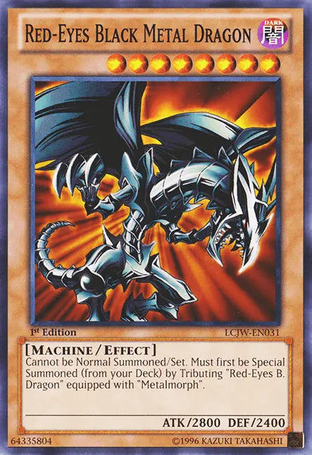 Red-Eyes Black Metal Dragon [LCJW-EN031] Common - Doe's Cards