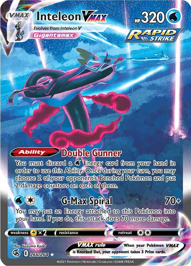 Inteleon VMAX (266/264) [Sword & Shield: Fusion Strike] - Doe's Cards