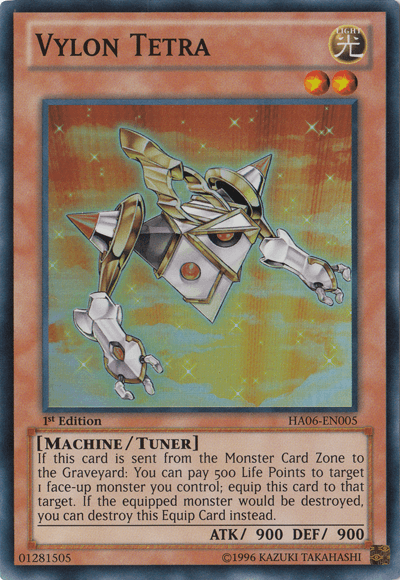 Vylon Tetra [HA06-EN005] Super Rare - Doe's Cards