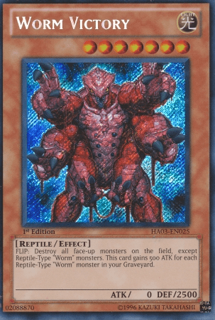 Worm Victory [HA03-EN025] Secret Rare - Doe's Cards