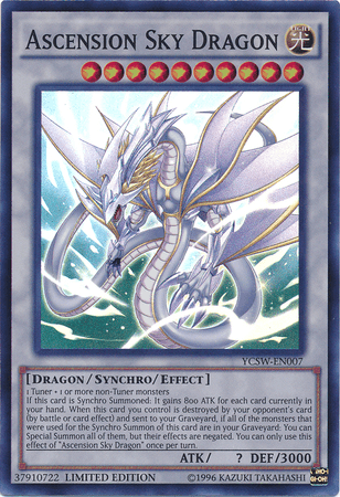 Ascension Sky Dragon [YCSW-EN007] Super Rare - Doe's Cards