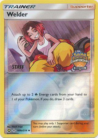 Welder (189a/214) (Regional Championship Promo Staff) [Sun & Moon: Unbroken Bonds] - Doe's Cards