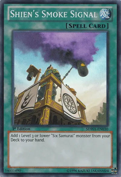 Shien's Smoke Signal [SDWA-EN030] Super Rare - Doe's Cards