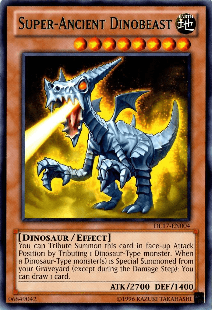 Super-Ancient Dinobeast (Green) [DL17-EN004] Rare - Doe's Cards