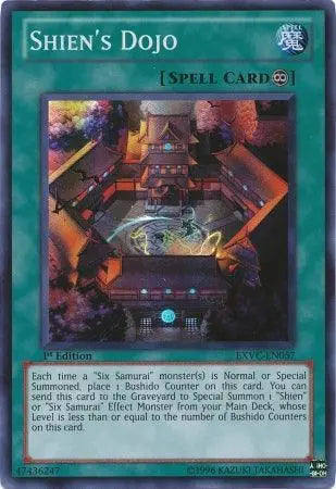 Shien's Dojo [EXVC-EN057] Super Rare - Doe's Cards