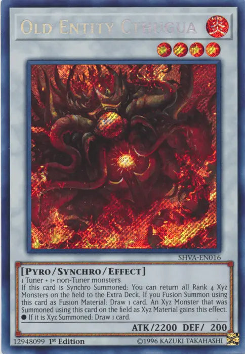 Old Entity Cthugua [SHVA-EN016] Secret Rare - Doe's Cards