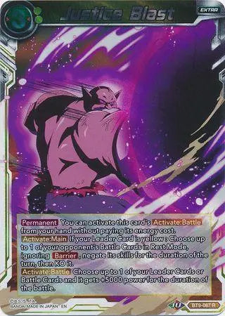 Justice Blast (BT9-067) [Universal Onslaught] - Doe's Cards