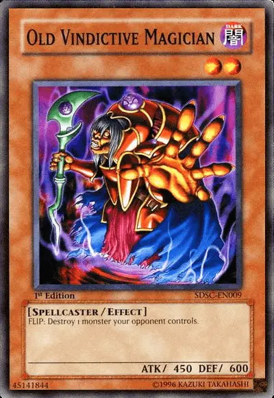 Old Vindictive Magician [SDSC-EN009] Common - Doe's Cards