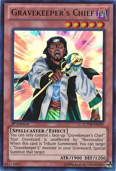 Gravekeeper's Chief [LCYW-EN187] Ultra Rare - Doe's Cards