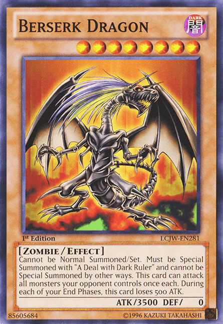 Berserk Dragon [LCJW-EN281] Common - Doe's Cards