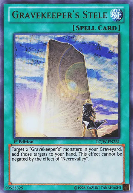 Gravekeeper's Stele [LCJW-EN261] Ultra Rare - Doe's Cards