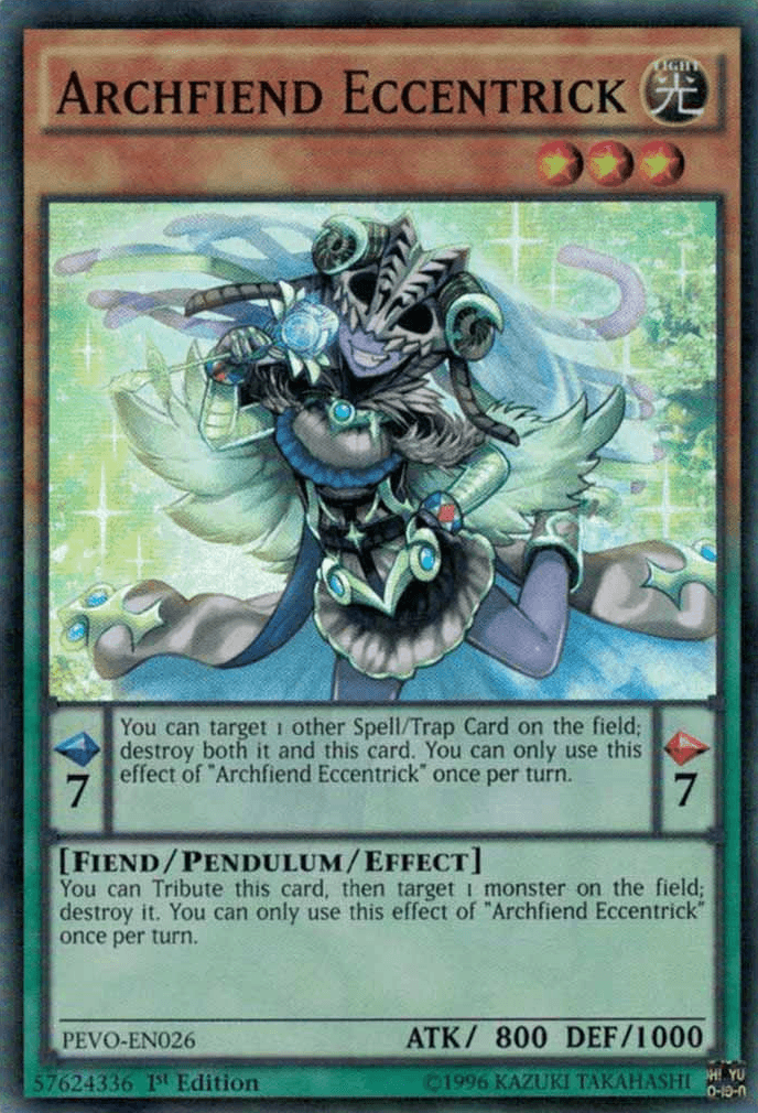 Archfiend Eccentrick [PEVO-EN026] Super Rare - Doe's Cards