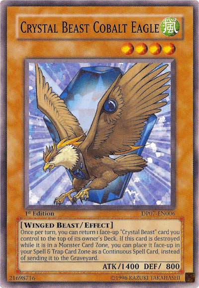 Crystal Beast Cobalt Eagle [DP07-EN006] Common - Doe's Cards