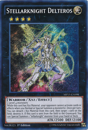 Stellarknight Delteros [MP15-EN098] Secret Rare - Doe's Cards