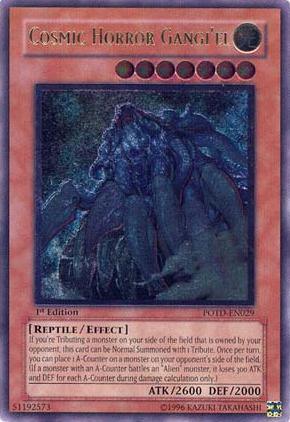 Cosmic Horror Gangi'el [POTD-EN029] Ultimate Rare - Doe's Cards