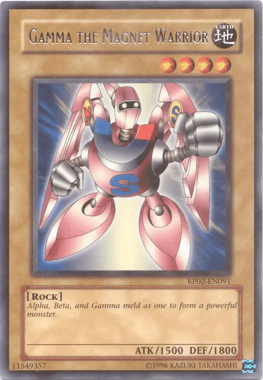 Gamma The Magnet Warrior [RP02-EN091] Rare - Doe's Cards