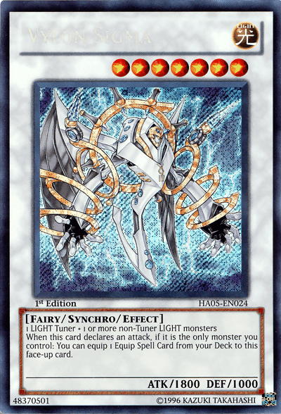 Vylon Sigma [HA05-EN024] Secret Rare - Doe's Cards